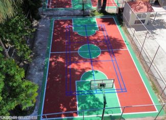 SPOR SAHALARI RENKLENDİ