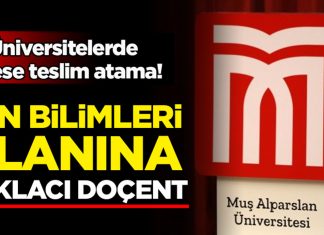 FEN BİLİMLERİNE KUKLACI DOÇENT