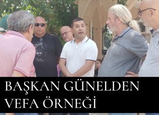 BAŞKAN GÜNEL ARKADAŞININ ACI GÜNÜNÜ PAYLAŞTI