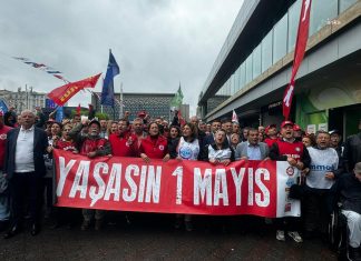 DİSK ANAYASA MAHKEMESİ KARARINI PAYLAŞARAK TAKSİM ÇAĞIRISINI YENİLİYOR