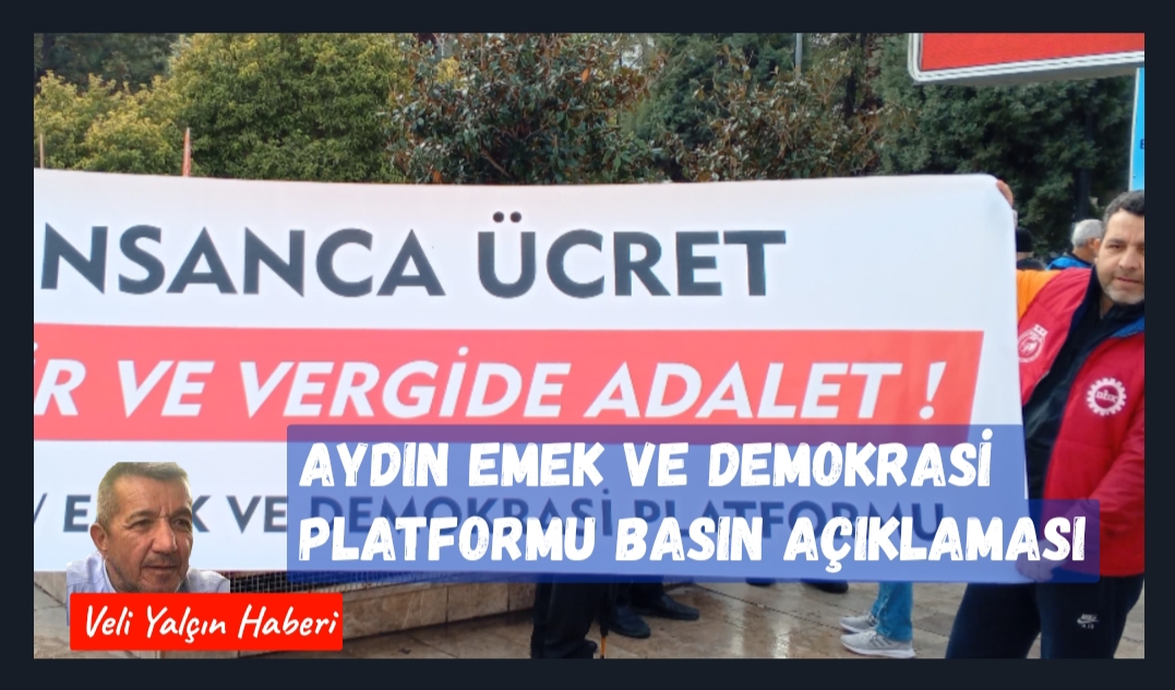 Aydın’da asgari ücret protestosu