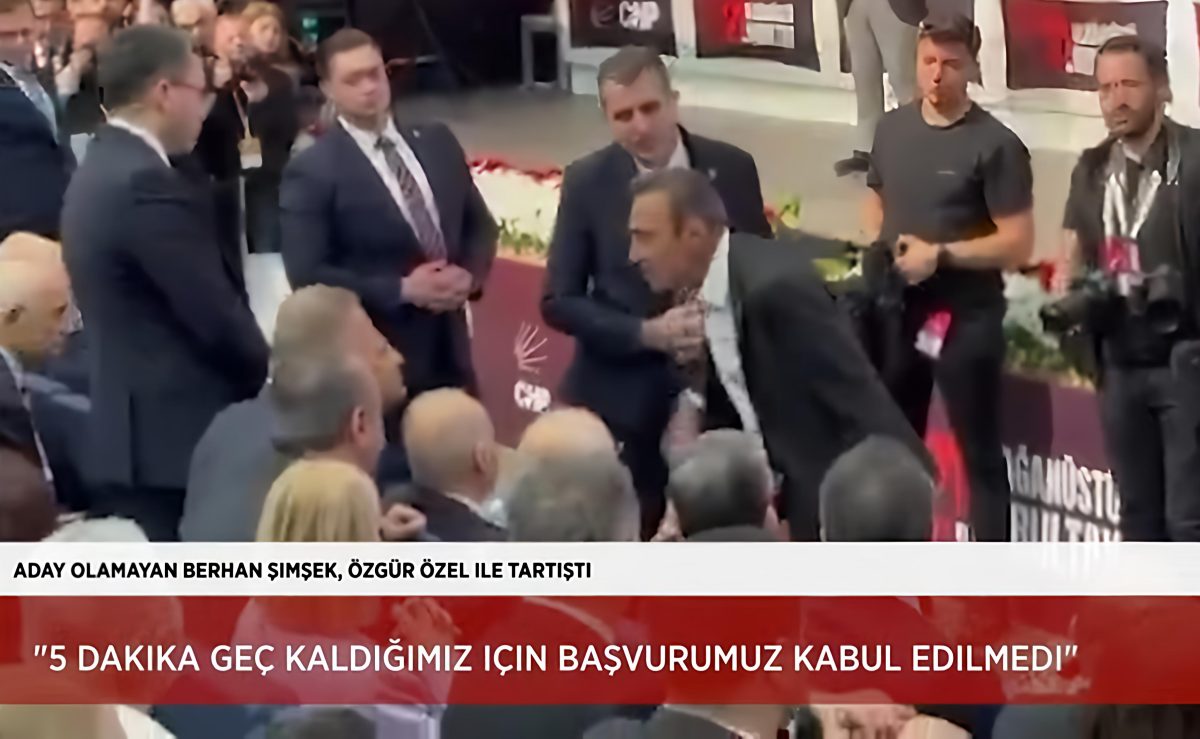CHP Kurultayında Gerginlik: Özgür Özel ile Berhan Şimşek Arasında Tartışma
