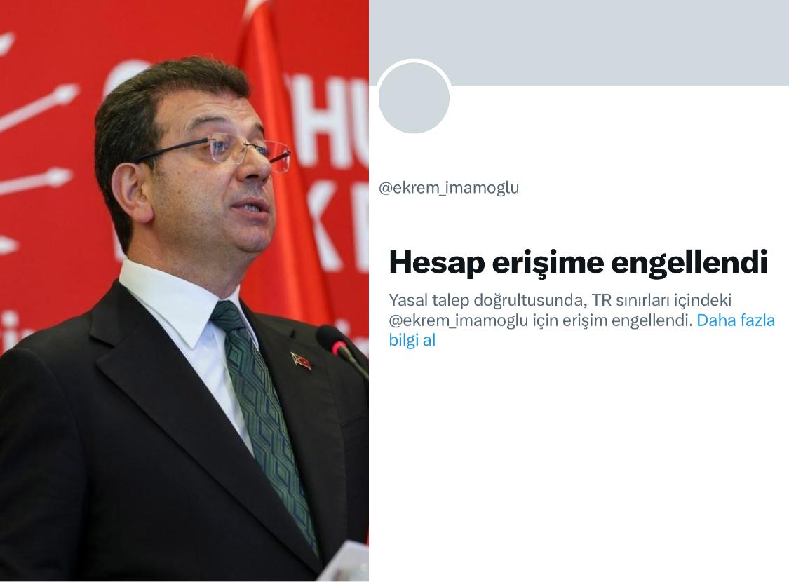 Ekrem İmamoğlu’nun X (Twitter) hesabına erişim engeli getirildi