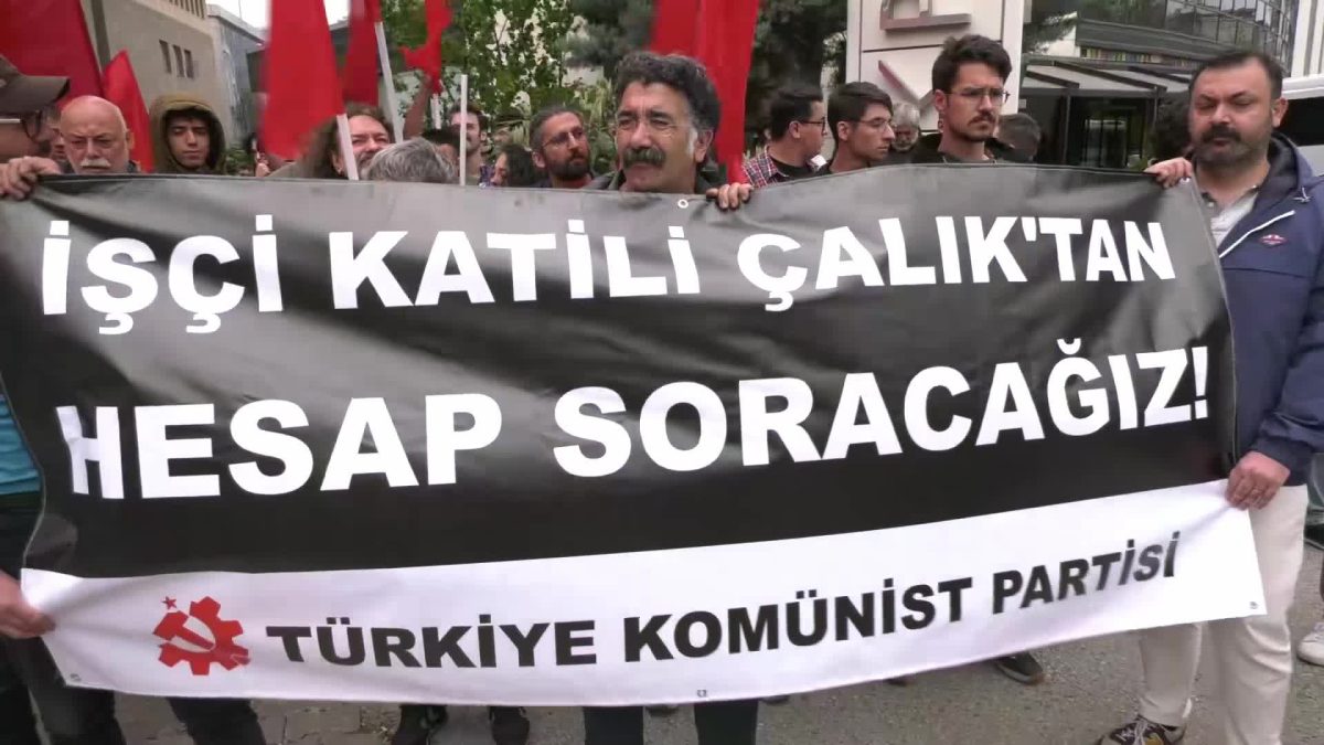 TKP, Sol Parti ve Umut Sendikası’ndan Çalık Holding Ankara Temsilciliği önünde ‘Erol Eğrek’ protestosu