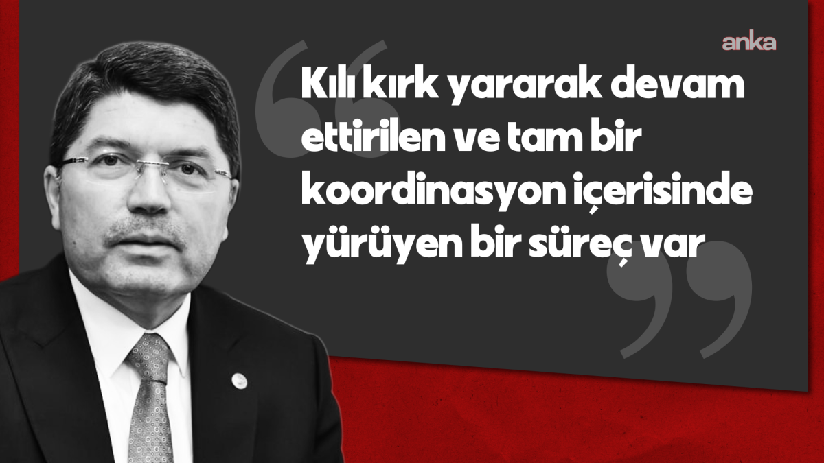 Adalet Bakanı Yılmaz Tunç: “Bugün bin yıllık kardeşliğimize vurulan hançer çıkarılıyor”