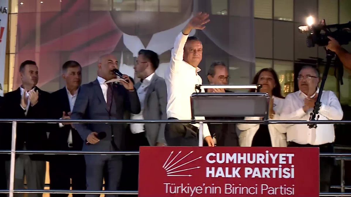 Aydın’da “Millet İradesine Sahip Çıkıyor” mitingi…