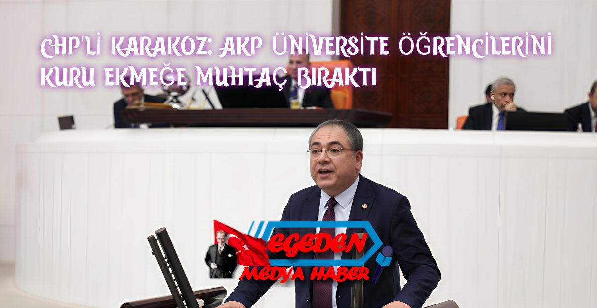 CHP’li Evrim Karakoz: “AKP, Üniversite Öğrencilerini Kuru Ekmeğe Muhtaç Bıraktı”
