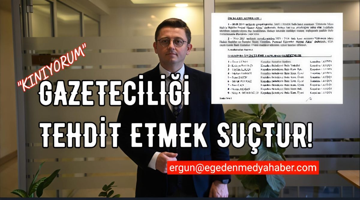 GAZETECİLİĞİ TEHDİT ETMEK SUÇTUR, HUKUKA GÖZDAĞI VERMEK SİYASİ AYMAZLIKTIR