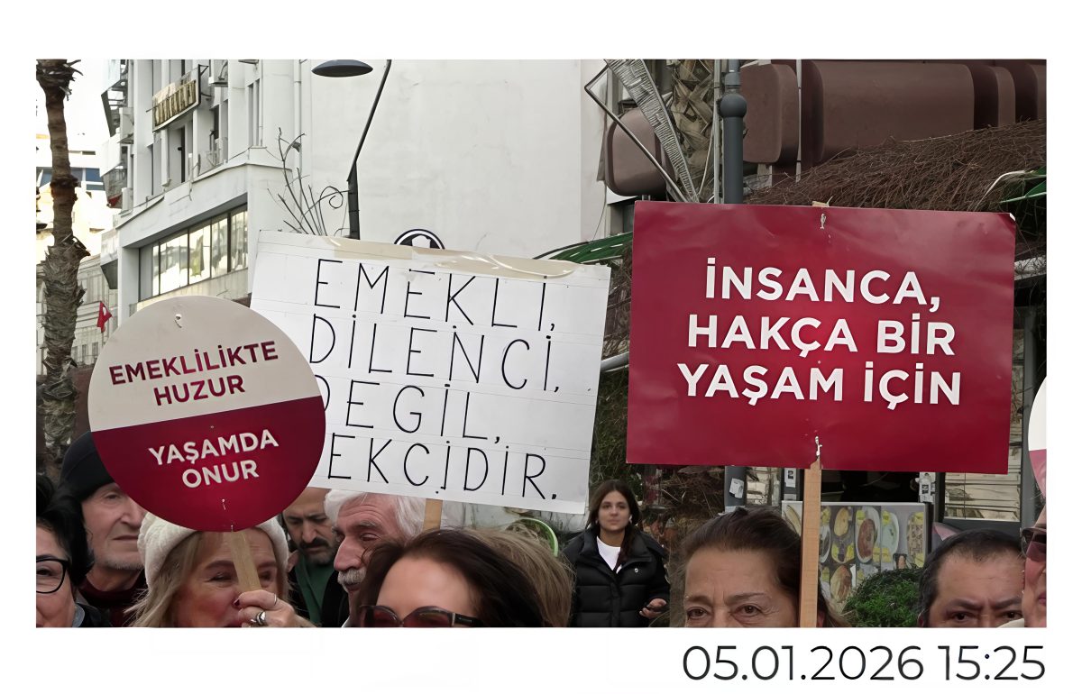 İZMİR EMEKLİLERİN MAAŞ PROTESTOLARINA SAHNE OLDU!