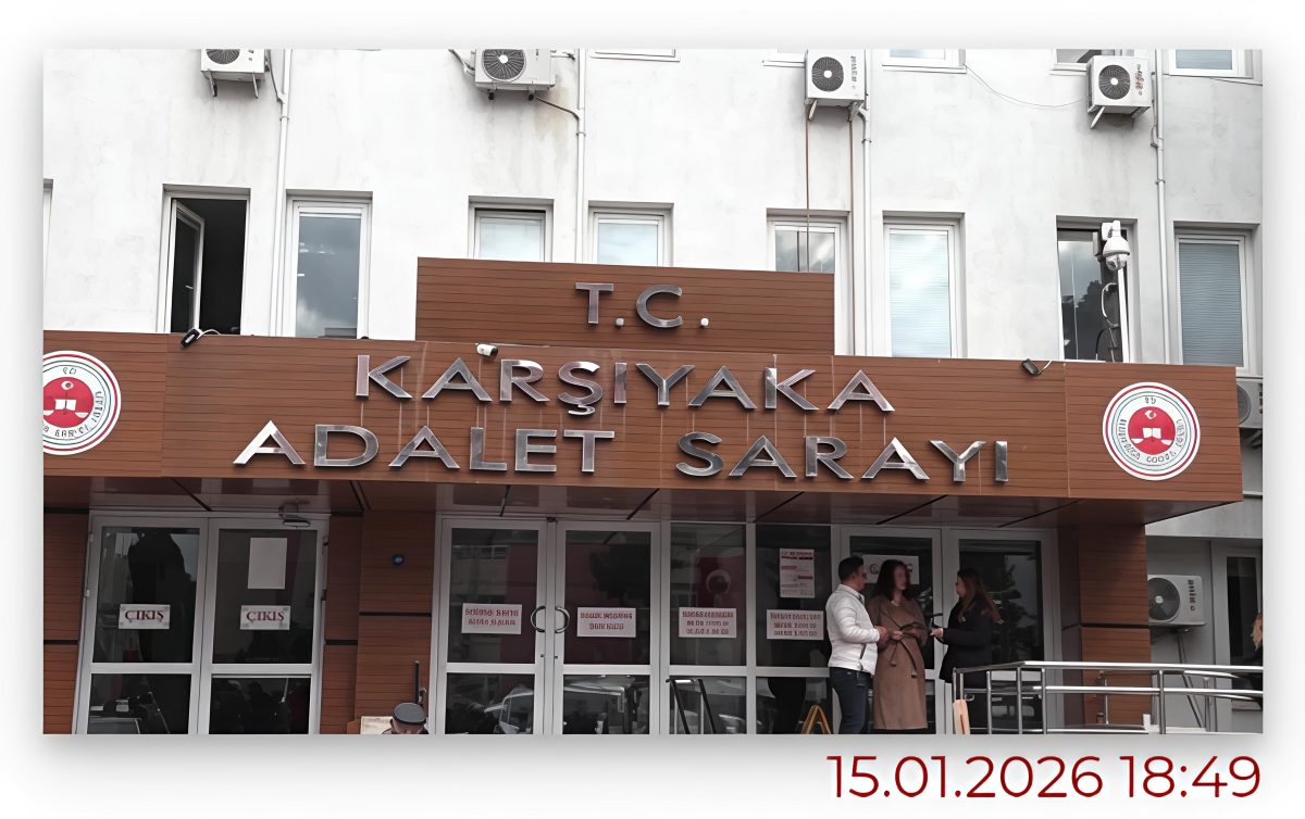 İzmir Barosu’ndan Ali Aydın için adliye önünde açıklama