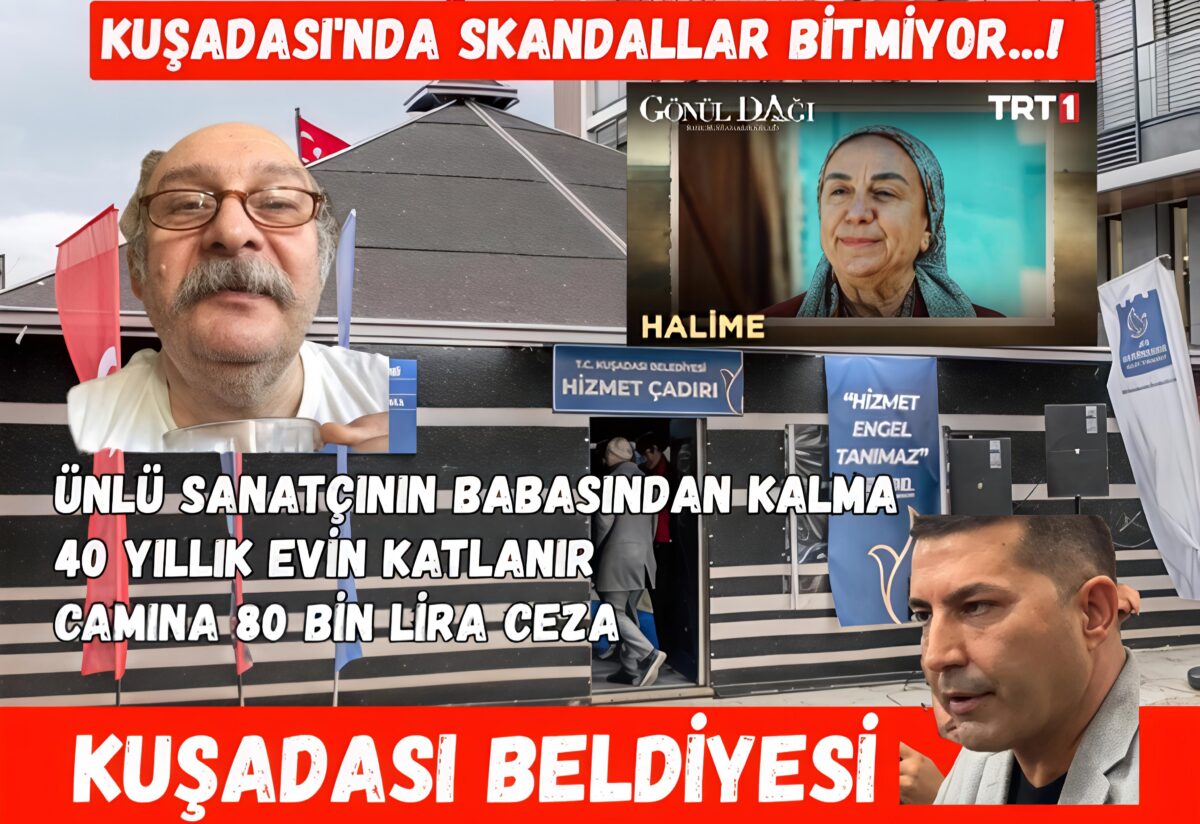 KUŞADASI BELEDİYESİNİ ELEŞTİREN SANATÇIYA İDARİ BASKI MI?