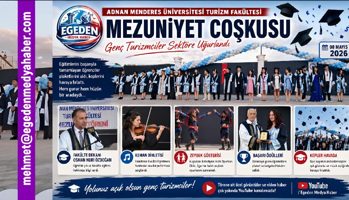 TURİZM FAKÜLTESİ’NDE MEZUNİYET COŞKUSU