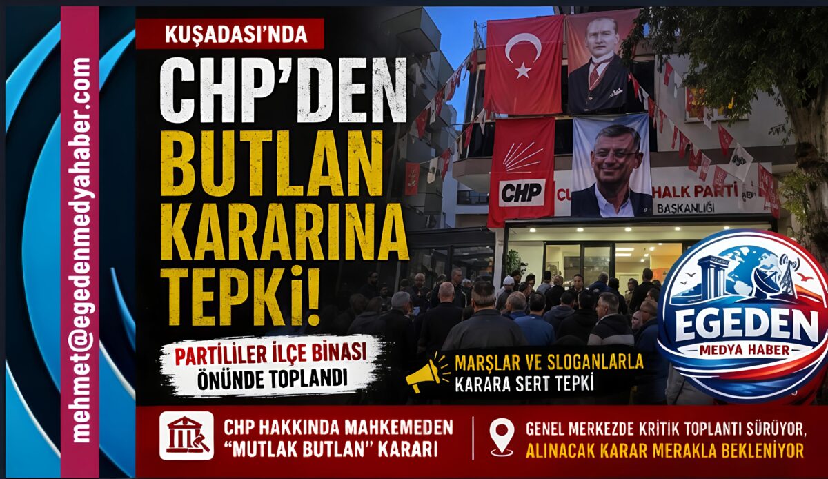 CHP Kuşadası’nda “Butlan” Kararına Tepki: