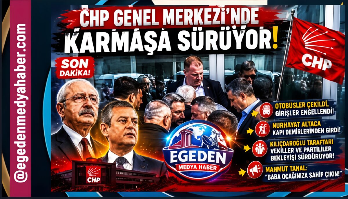 CHP Genel Merkezi Önünde Gerilim Sürüyor: Vekiller ve Partililer Kapıda Bekliyor