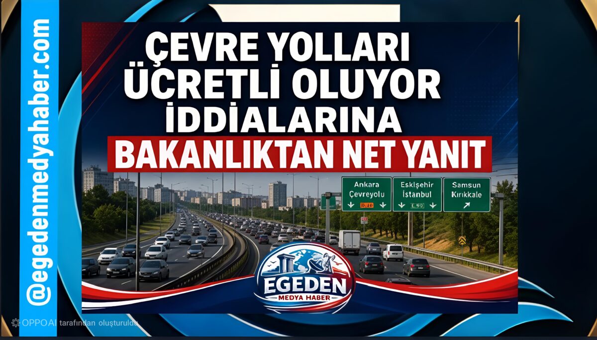 ÇEVRE YOLLARI ÜCRETLİ OLUYOR İDDİALARINA BAKANLIKTAN NET YANIT