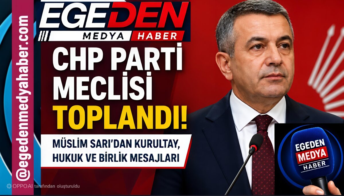 CHP Parti Meclisi Toplandı: Müslim Sarı’dan Kurultay, Hukuk ve Birlik Mesajları