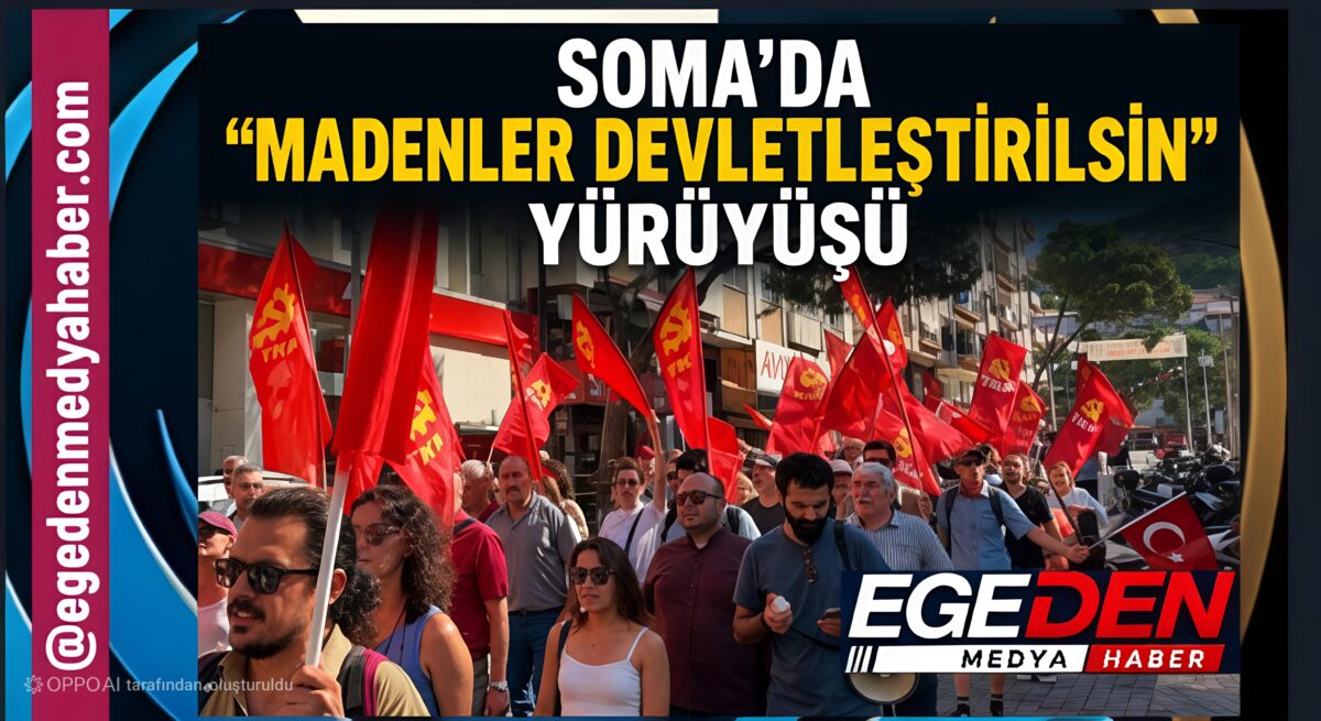 SOMA’DA “MADENLER DEVLETLEŞTİRİLSİN” YÜRÜYÜŞÜ