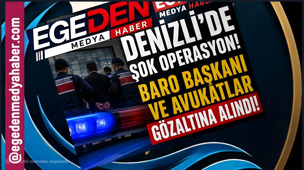 DENİZLİ’DE HUKUK CAMİASINI SARSAN OPERASYON!