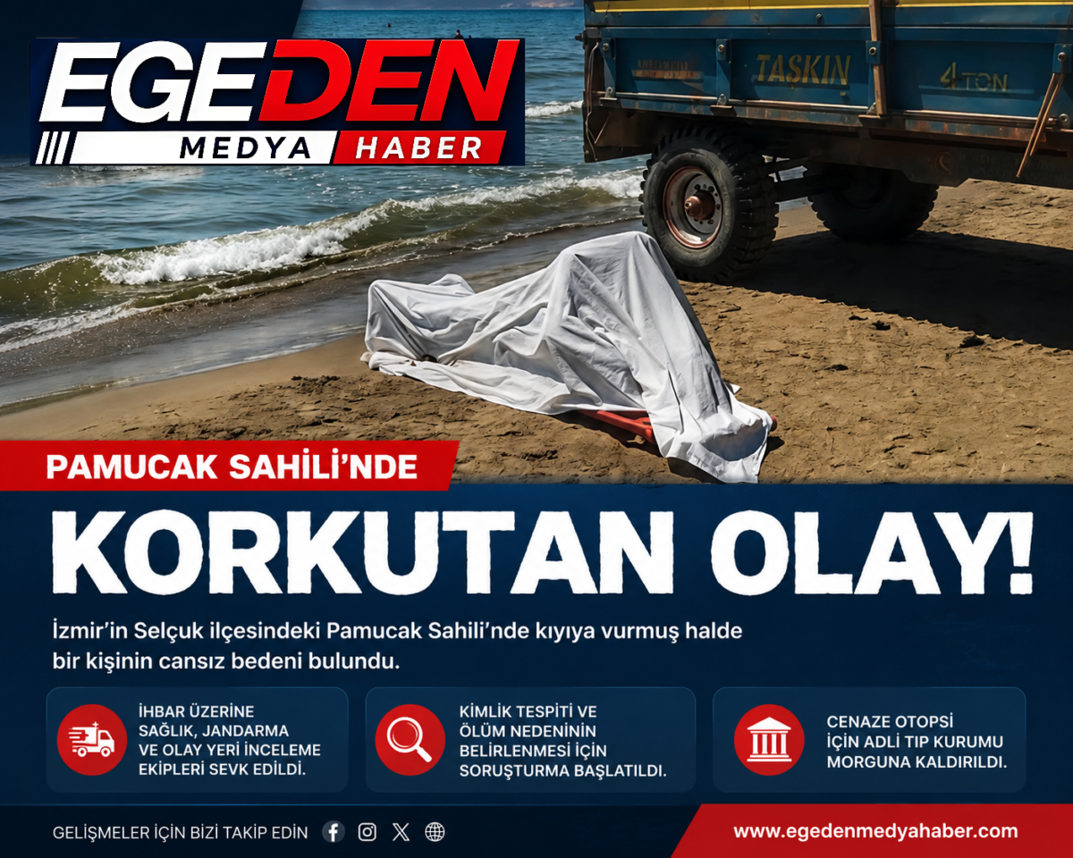 Pamucak Sahili’nde Korkutan Olay