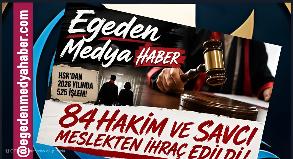 2026’DA 84 HAKİM VE CUMHURİYET SAVCISI MESLEKTEN İHRAÇ EDİLDİ
