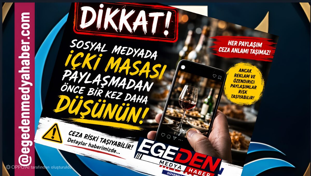 SOSYAL MEDYADA İÇKİ MASASI PAYLAŞMADAN ÖNCE BİR KEZ DAHA DÜŞÜNÜN!