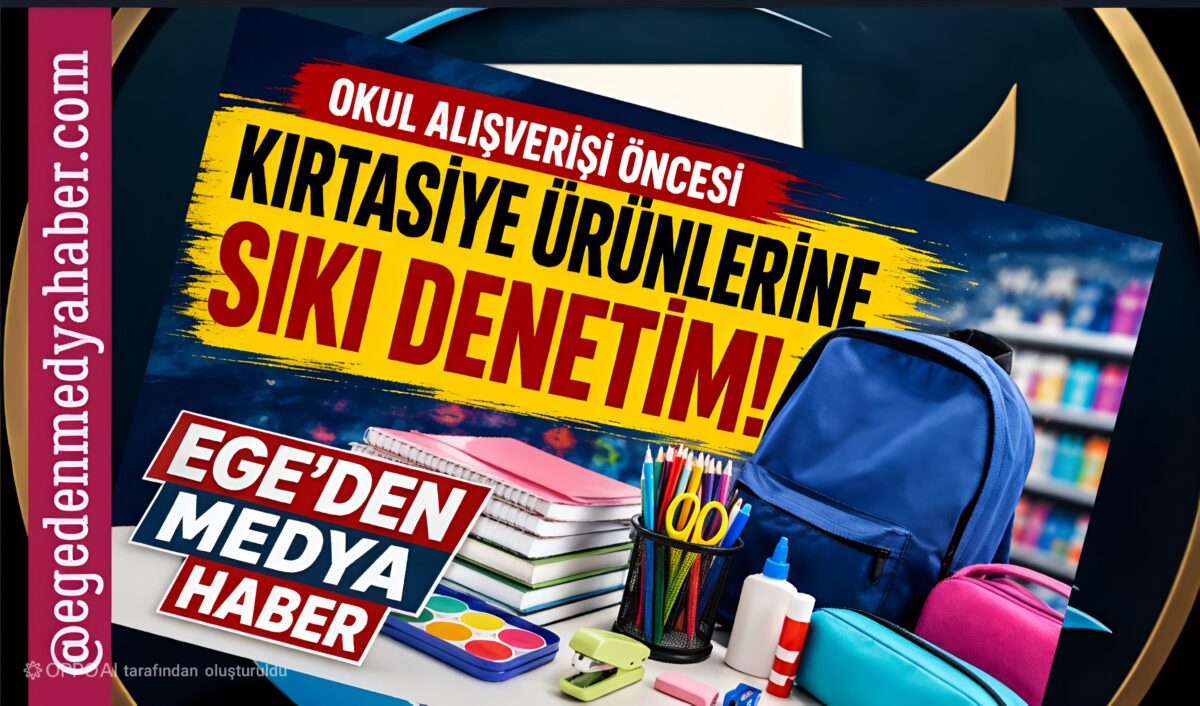 OKUL ALIŞVERİŞİ ÖNCESİ KIRTASİYE ÜRÜNLERİNE SIKI DENETİM!