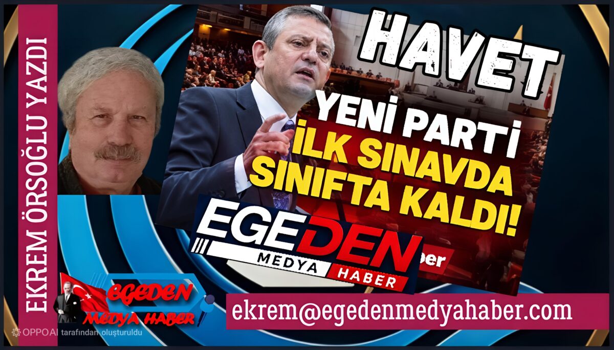 YENİ PARTİ İLK SINAVDA SINIFTA KALDI!