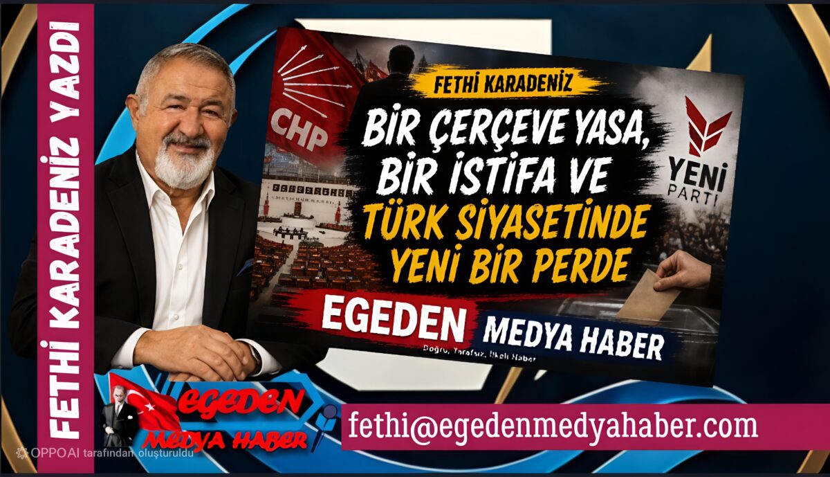 BİR ÇERÇEVE YASA, BİR İSTİFA VE TÜRK SİYASETİNDE YENİ BİR PERDE