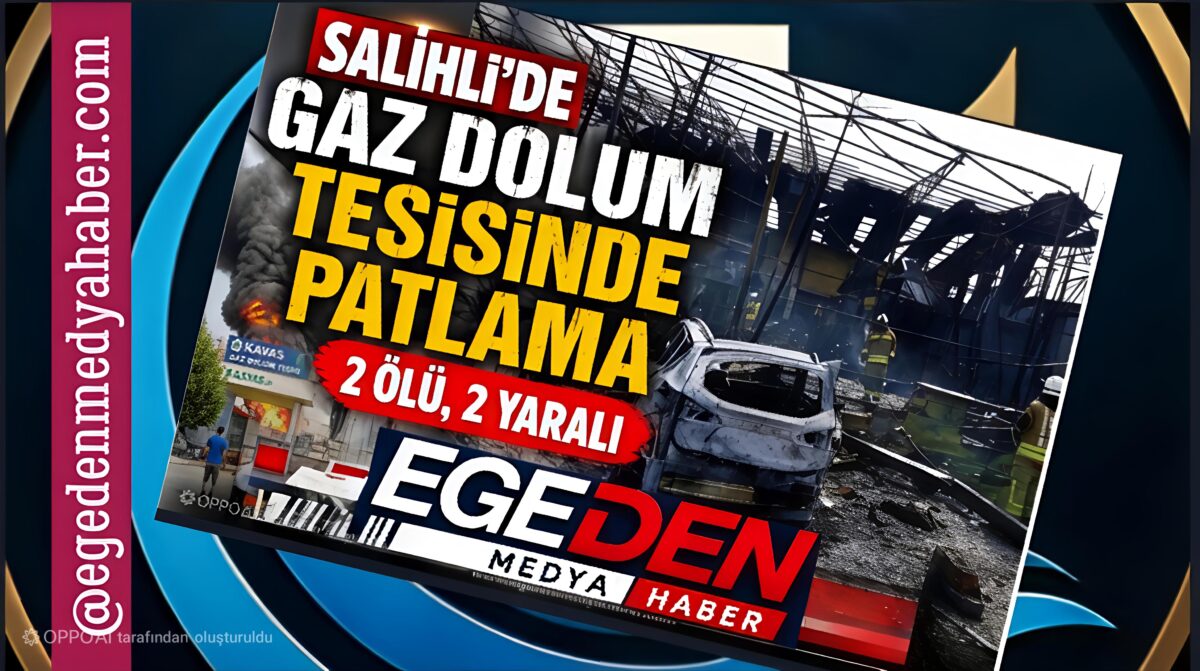 Salihli’de Gaz Dolum Tesisinde Patlama: 2 Ölü, 2 Yaralı