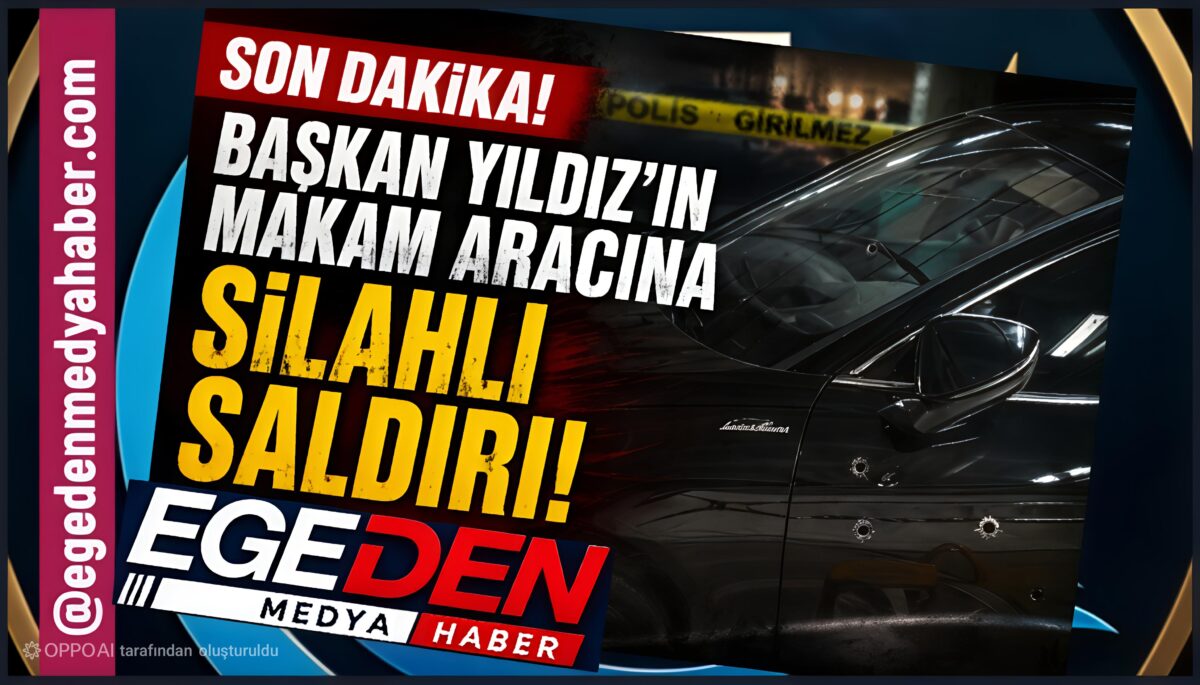 Çiğli Belediye Başkanı Onur Emrah Yıldız’ın makam aracına silahlı saldırı