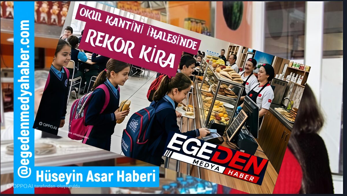Aydın’da okul kantini ihalesinde rekor kira
