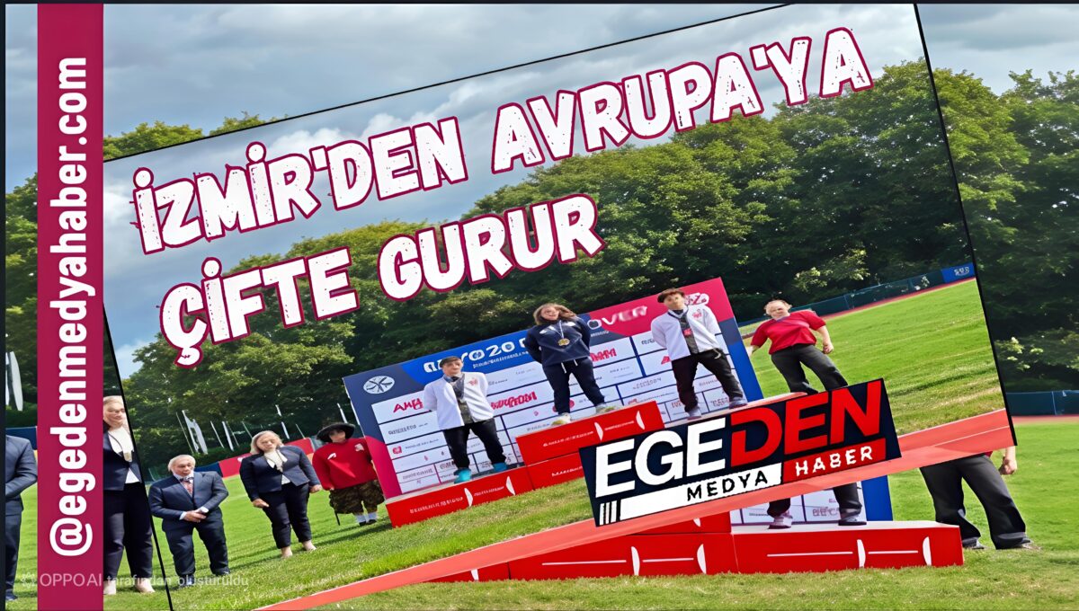 İzmirli milli atlet Özçelik’ten çifte gurur