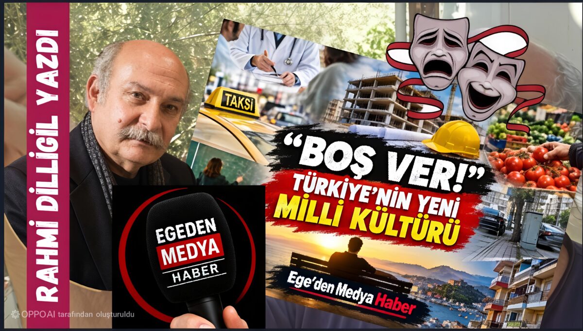 RAHMİ DİLLİGİL YAZDI: EVET, BOŞ VER…