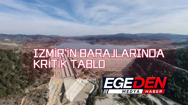İzmir’in barajlarında kritik tablo: Su seviyesi yüzde 37’ye geriledi
