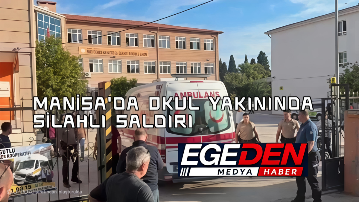 Manisa’da okul yakınında silahlı saldırı