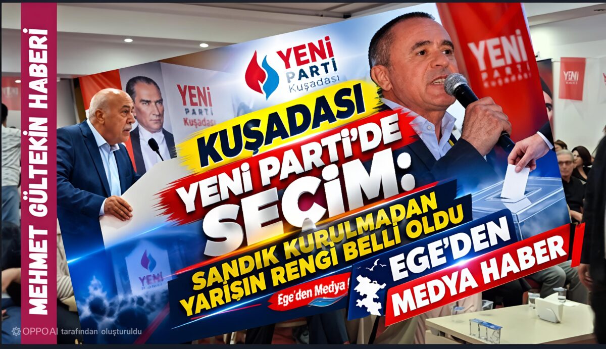 KUŞADASI YENİ PARTİ’DE SEÇİM: SANDIK KURULMADAN YARIŞIN RENGİ