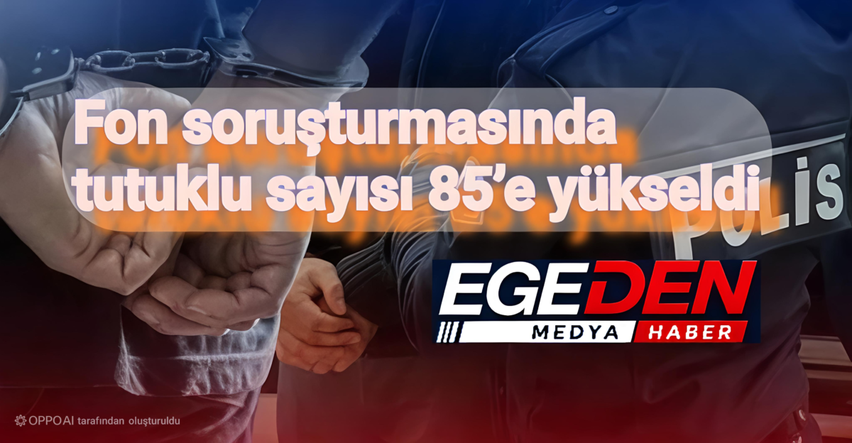 Fon soruşturmasında tutuklu sayısı 85’e yükseldi