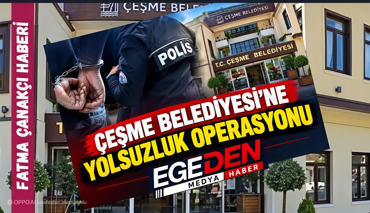 Çeşme Belediyesi’ne yolsuzluk operasyonu