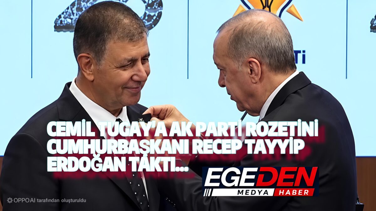 SON DAKİKA | Cemil Tugay AK Parti’ye katıldı