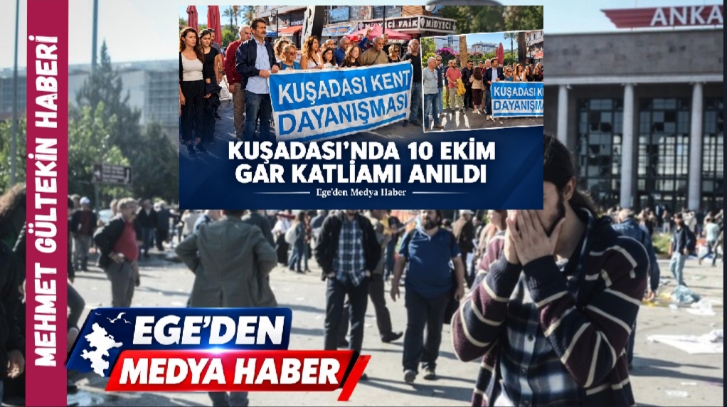 Kuşadası’nda 10 Ekim Gar Katliamı Anıldı