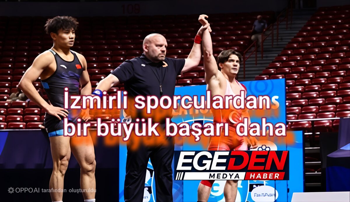 İZMİRLİ MİLLİ GÜREŞÇİ İBRAHİM ÖZDEMİR DÜNYA ÜÇÜNCÜSÜ OLDU!